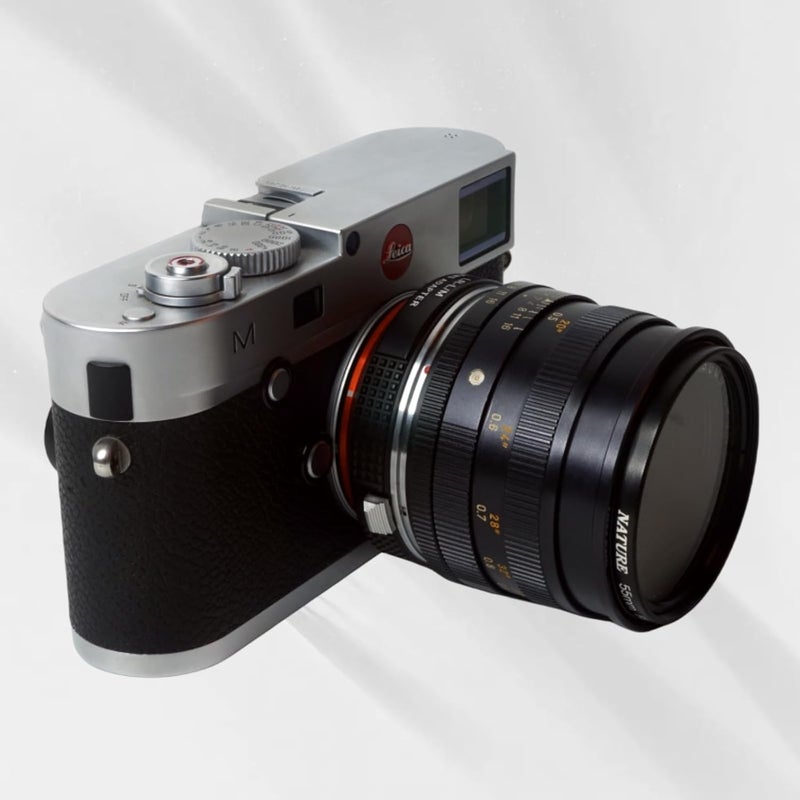 PHOLSY Lens Mount Adapter with 6-Bit Coding Compatible with Leica R Lens to Leica M Mount Camera Body Compatible with Leica R to Leica M - Image 2